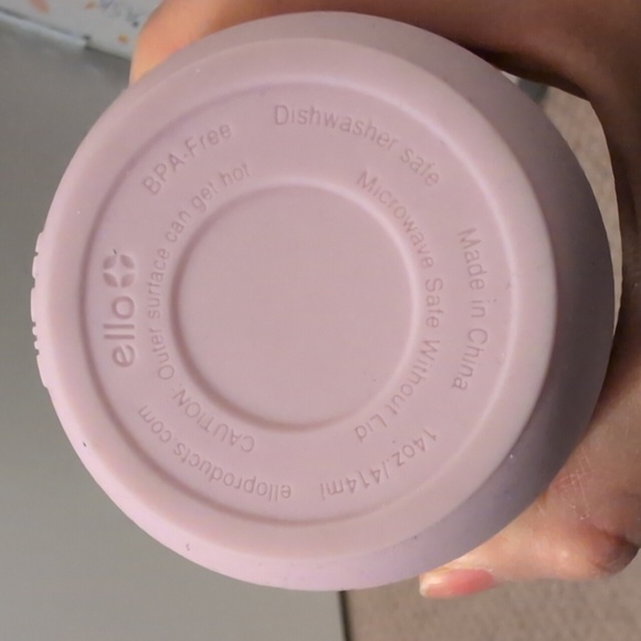 Ello White and Pink Ceramic Travel Mug 14 Oz NWT - Picture 8 of 8